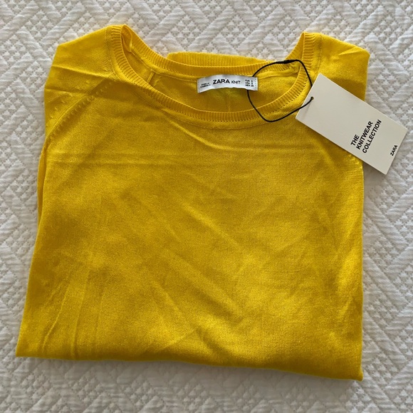 NWT | Zara | Soft Cotton Sweater - Picture 3 of 4